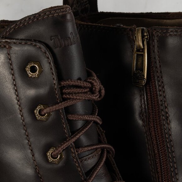 Timberland Women's Sienna High Waterproof Side Zip Boot Dark Brown Size 10 M - Picture 10 of 14